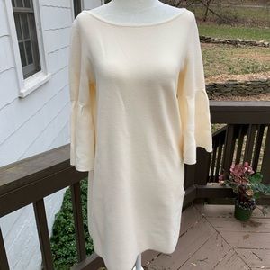 Sweater dress w/bell sleeves from moth by Anthro